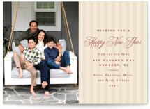Charming Stripe Holiday Photo Cards