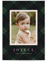 Balmoral Green Holiday Photo Cards