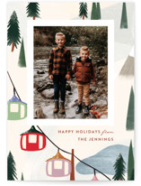 Gondola Ride Holiday Photo Cards