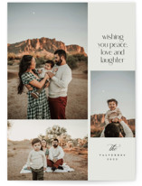 Peace, Love, Laughter Holiday Photo Cards