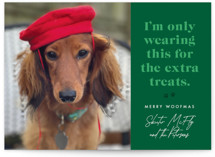 For the Treats Holiday Photo Cards
