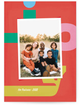 Groovy Joy Holiday Photo Cards