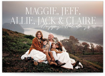 Featured Names Holiday Photo Cards