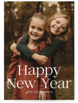 Big Holiday serif Holiday Photo Cards
