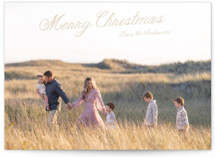 Lightly Scripted Holiday Photo Cards