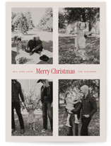 Windowpane Holiday Photo Cards