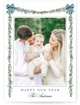Holly & Bows Holiday Photo Cards