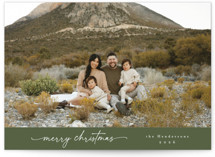 modernist Holiday Photo Cards