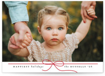Petite Bow Holiday Photo Cards