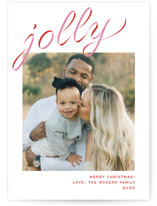 Grosgrain Ribbon Holiday Photo Cards