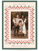 Woodland Border Holiday Photo Cards