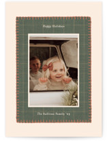 Blanket Stitch Holiday Photo Cards