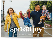 Spread Joy Holiday Photo Cards
