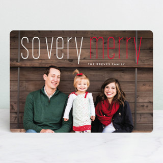 Merry Holiday Holiday Photo Cards