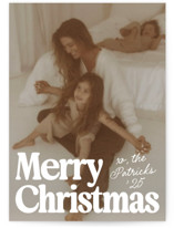 Vintage Classic Holiday Photo Cards