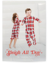 Sleigh All Day Holiday Photo Cards