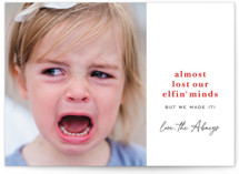 elfin' minds Holiday Photo Cards