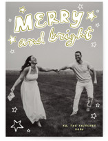 Casual Written Holiday Photo Cards