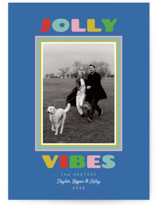 Jolly Vibes Frame Holiday Photo Cards