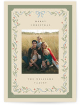 Christmas Greenery Holiday Photo Cards