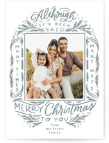 Many Times Many Ways Holiday Photo Cards