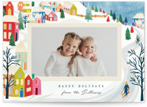 Mountain Village Holiday Photo Cards