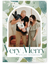 Very Merry Arch Holiday Photo Cards