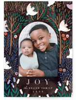 Medieval Garden Holiday Photo Cards