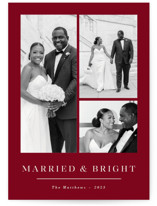 Married Holiday Photo Cards