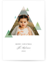 Modern Holiday Tree Holiday Photo Cards
