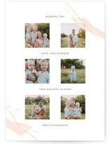 Delicate Strokes Holiday Photo Cards