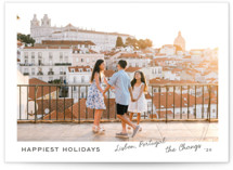 Vignette postcard Holiday Photo Cards