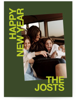 Angled Holiday Photo Cards