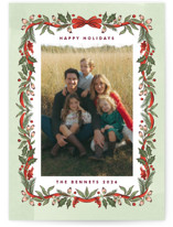Garland Greens Holiday Photo Cards