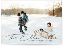 Family Signature Holiday Photo Cards