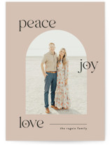 Peace Joy Love Holiday Photo Cards