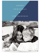 Two Tone Holiday Holiday Photo Cards
