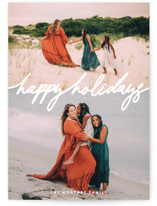 Script Duo Holiday Photo Cards