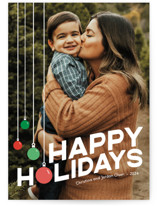 Ornament Display Holiday Photo Cards