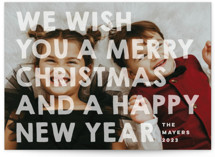 Big Bold Holiday Photo Cards