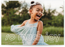 Much Joy Holiday Photo Cards