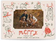 Doggy Merry Holiday Photo Cards