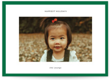 Classic Border Holiday Photo Cards