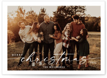 Scripted Frame Holiday Photo Cards