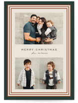 Timeless Stripe Holiday Photo Cards