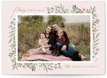Evergreen Trim Holiday Photo Cards
