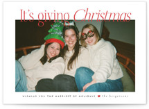 It's giving Christmas Holiday Photo Cards