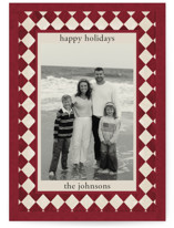 Marble Diamond Holiday Photo Cards