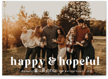 Happy & Hopeful Holiday Photo Cards