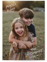 Whimsical Type Holiday Photo Cards